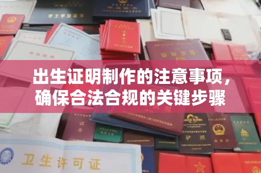 乐平出生证明制作的注意事项，确保合法合规的关键步骤