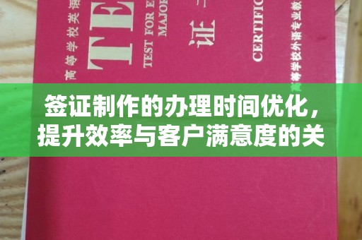 乐平签证制作的办理时间优化，提升效率与客户满意度的关键