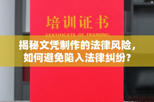 乐平揭秘文凭制作的法律风险，如何避免陷入法律纠纷？