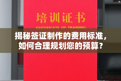 乐平揭秘签证制作的费用标准，如何合理规划您的预算？
