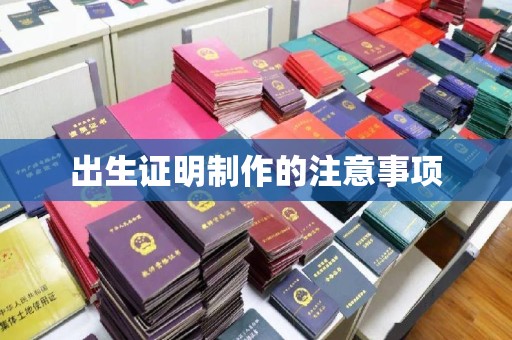 乐平出生证明制作的注意事项
